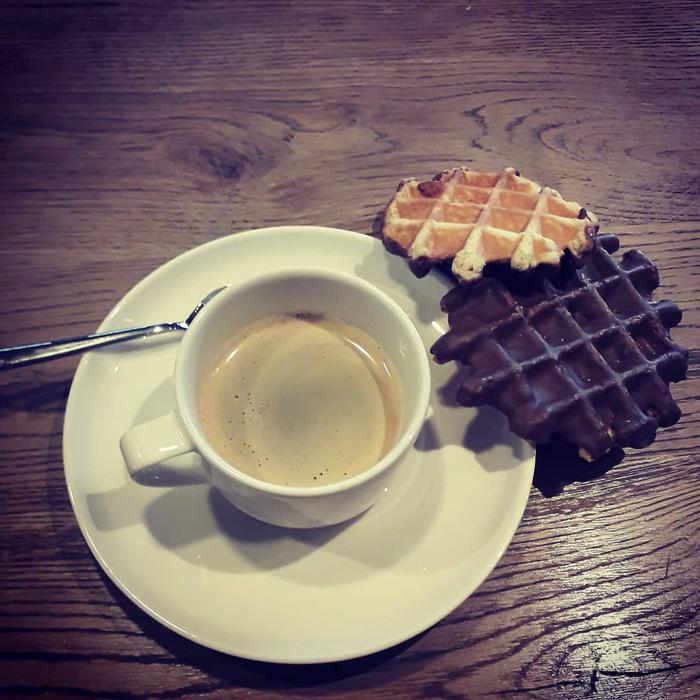 Pakje bewaarwafels met chocolade