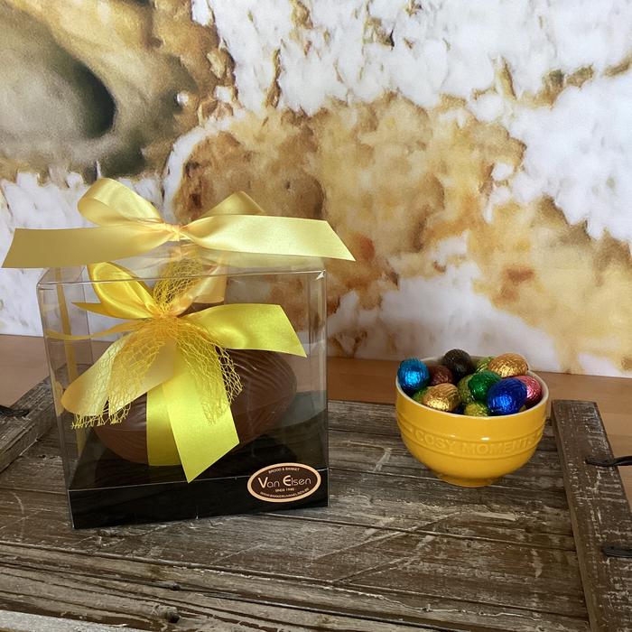 Gevuld paasei groot 15cm