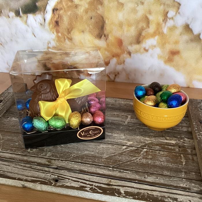 Kip met eitjes 12cm