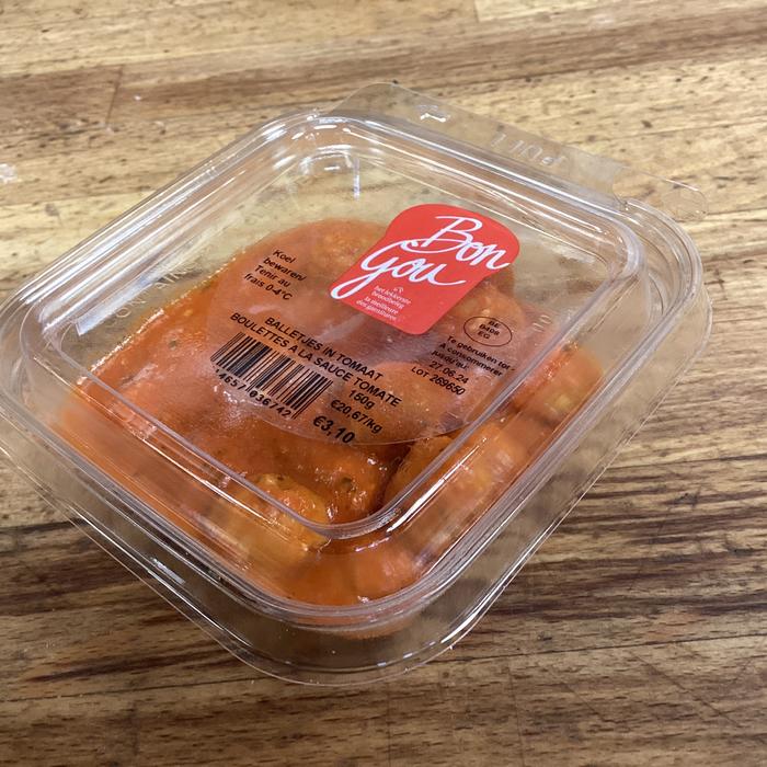 Balletjes in tomatensaus